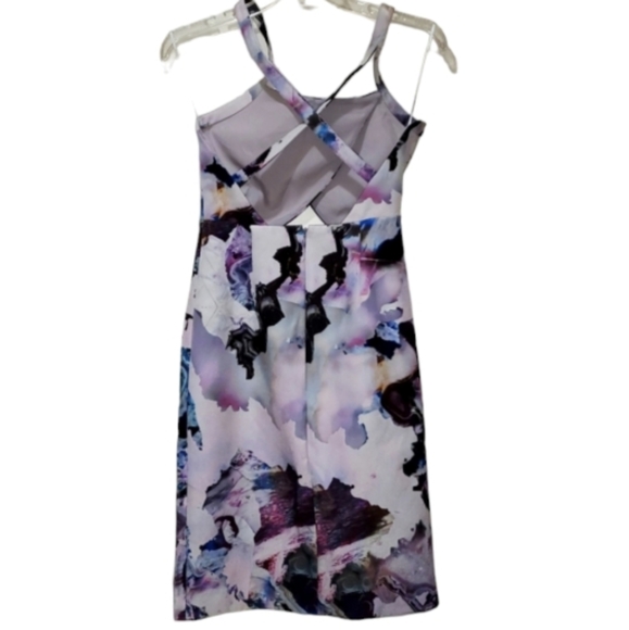 NWOT Stylestalker Floral, Bridal, Prom Open Front Open Back Formal Dress - Picture 5 of 7